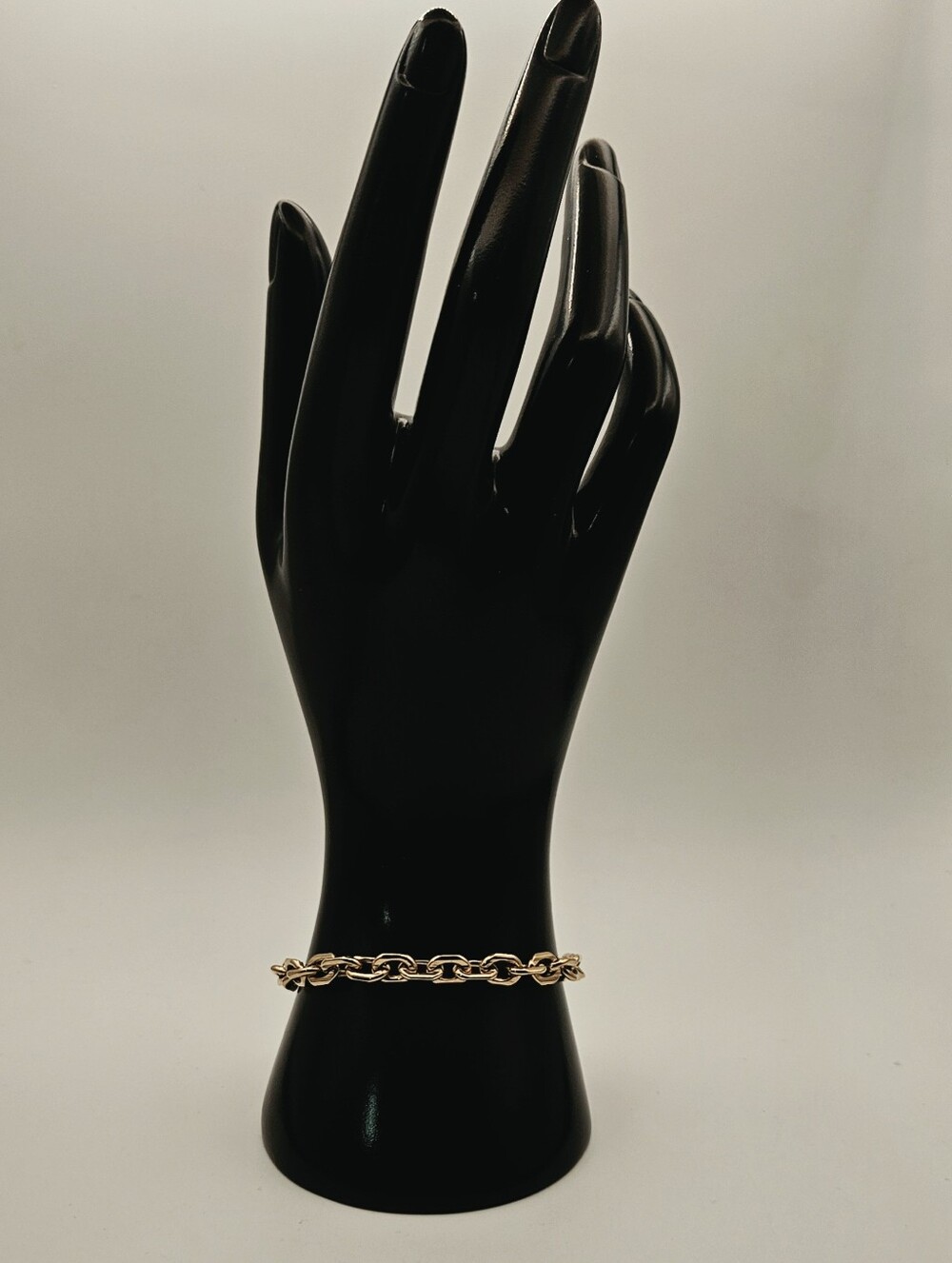 Monet Chain Bracelet Gold Tone Size 6.5 Jewelry Vintage - Picture 4 of 8